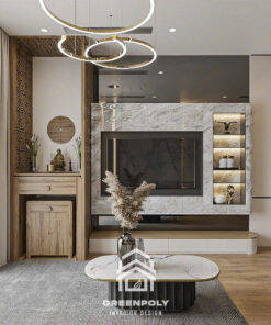 Thiết kế nội thất chung cư Sun Grand – Chị Giang